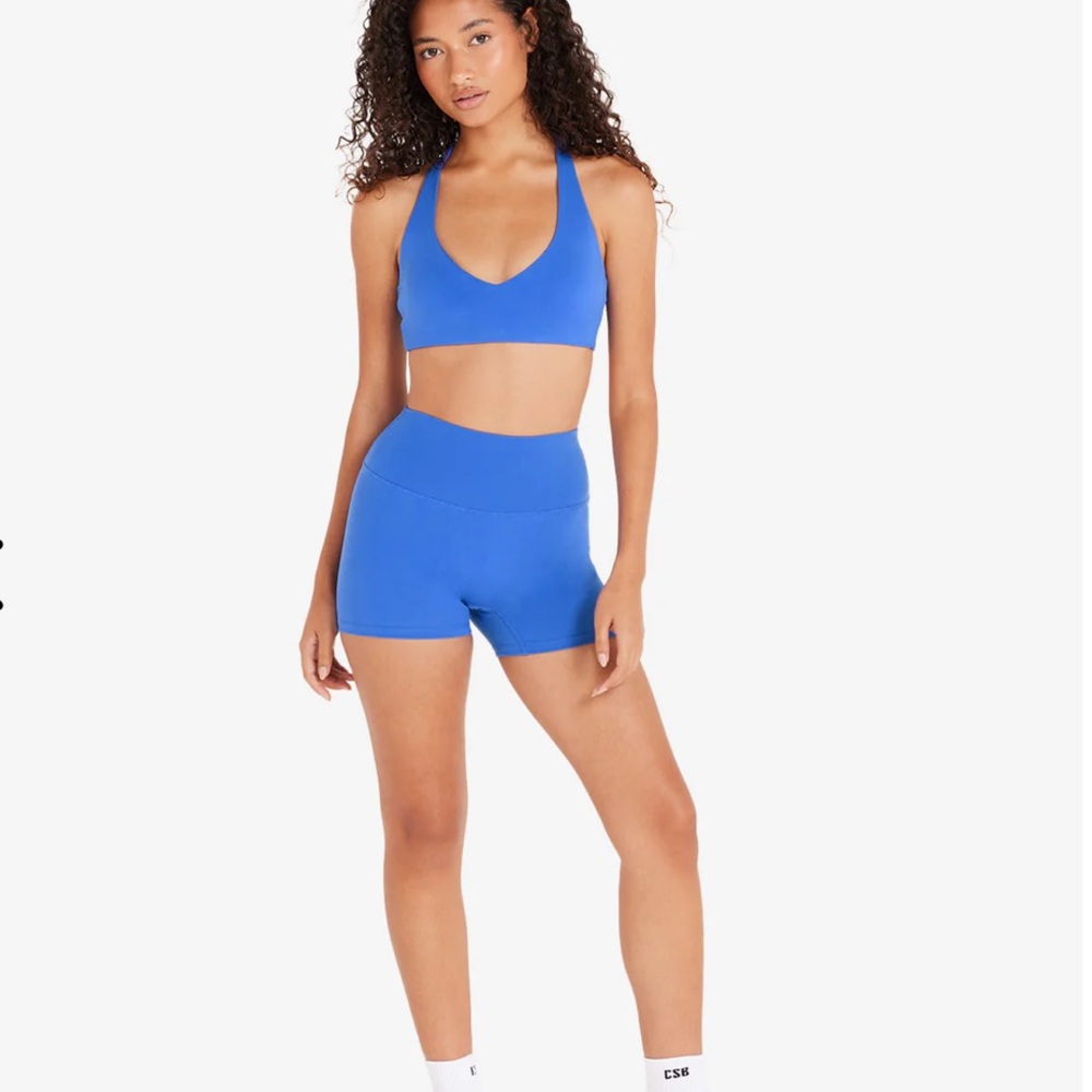 CSB Serenity Scrunch Shorts 4” in Royal Blue